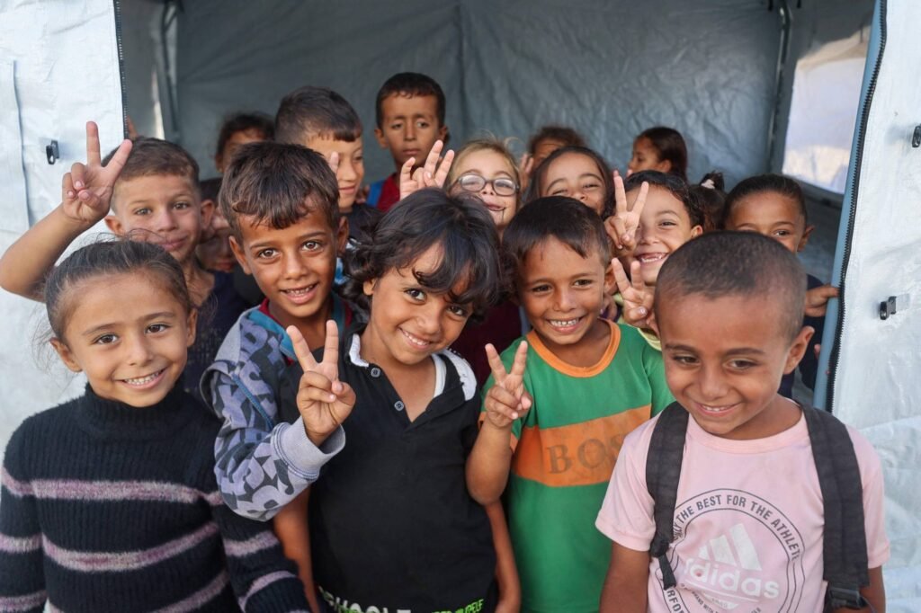 PALESTINIAN-ISRAEL-CONFLICT-EDUCATION-CHILDREN